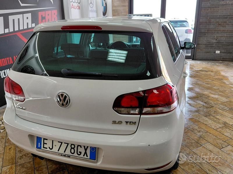 Usata VW Golf VI Highline 140 CV (102 kW) 2011 Bianco Utilitaria