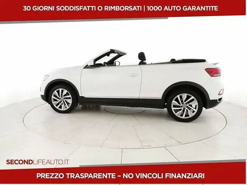 Usata VW T-Roc Cabriolet Style 110 CV (80 kW) 2022 Bianco Cabrio