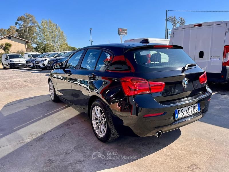 Usata BMW 114 95 CV (69 kW) 2018 Nero Utilitaria