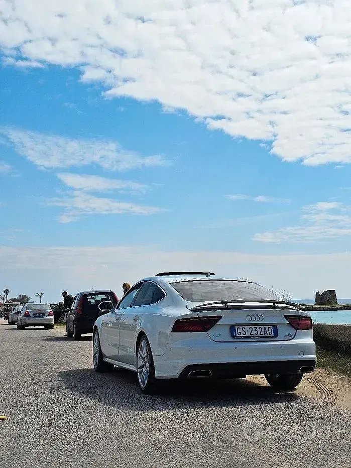 Usata Audi A7 S-Line 272 CV (200 kW) 2015 Bianco Utilitaria