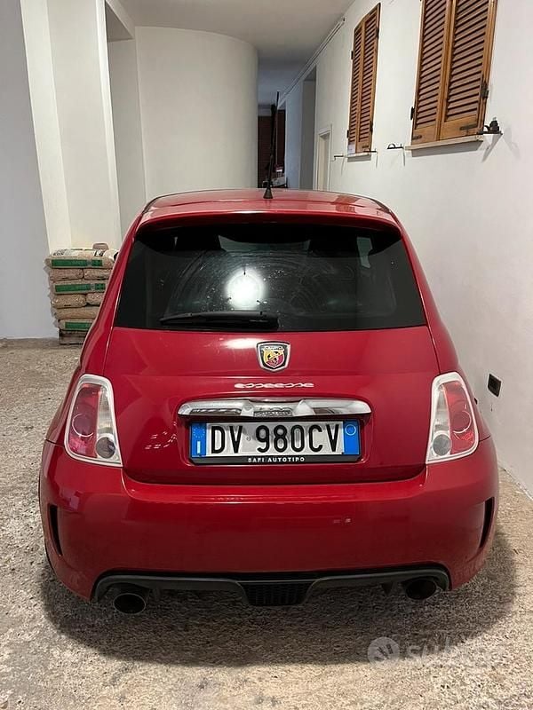 Usata Fiat 500 Abarth 135 CV (99 kW) 2008 Rosso Berlina