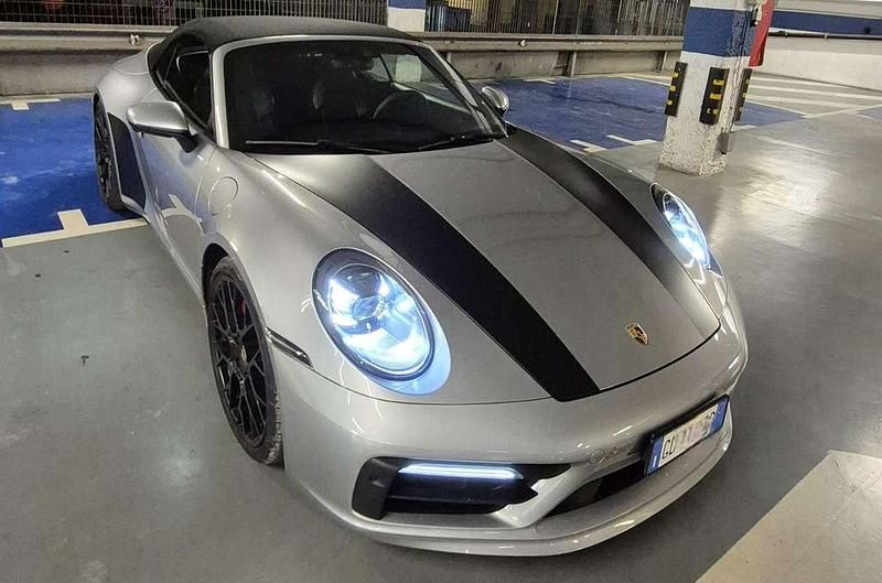 Usata Porsche 911 Carrera 4S Cabriolet 450 CV (330 kW) 2019 Argento Cabrio