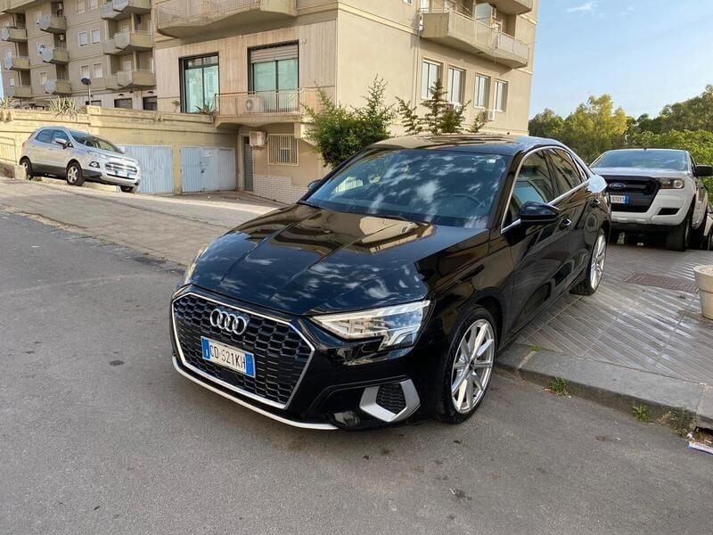 Usata Audi A3 Advanced 150 CV (110 kW) 2021 Nero Berlina