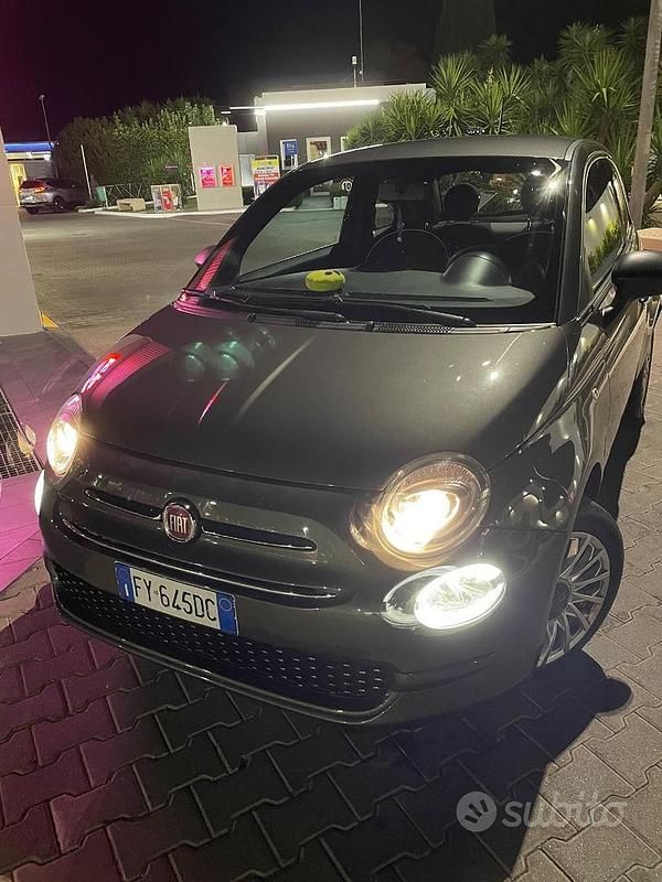 Usata Fiat 500 Lounge 69 CV (50 kW) 2019 Grigio Berlina