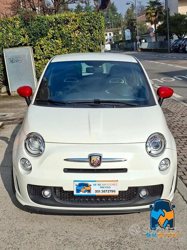 Usata Abarth 500 135 CV (99 kW) 2011 Bianco Berlina