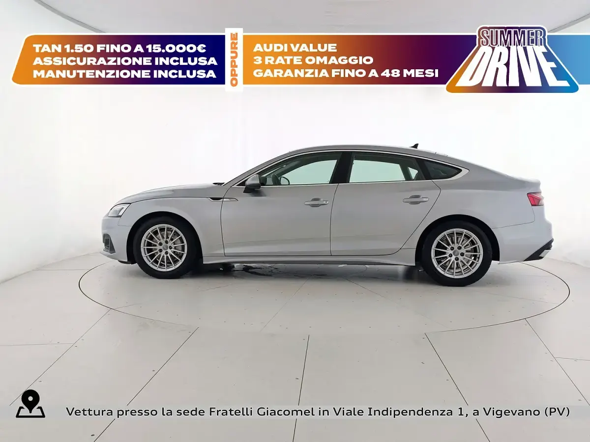 Usata Audi A5 Sportback Business 204 CV (150 kW) 2020 Grigio Utilitaria