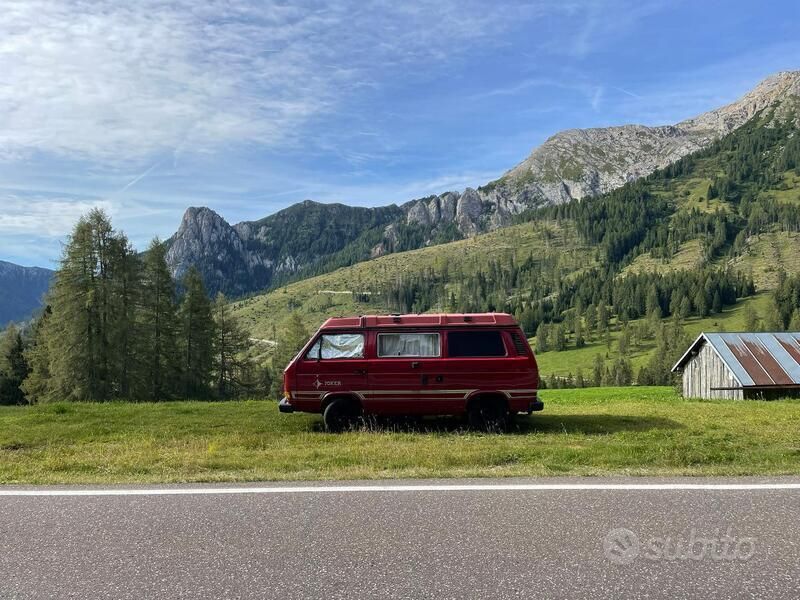 Rosso Usata 1988 VW T3 Furgone | 16.400 € - Immagine 1/4