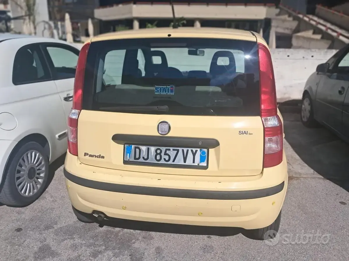 Usata Fiat Panda 54 CV (39 kW) 2008 Giallo Utilitaria
