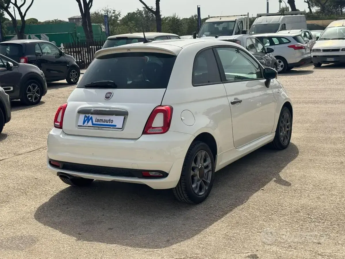 Usata Fiat 500 69 CV (50 kW) 2018 Bianco Utilitaria