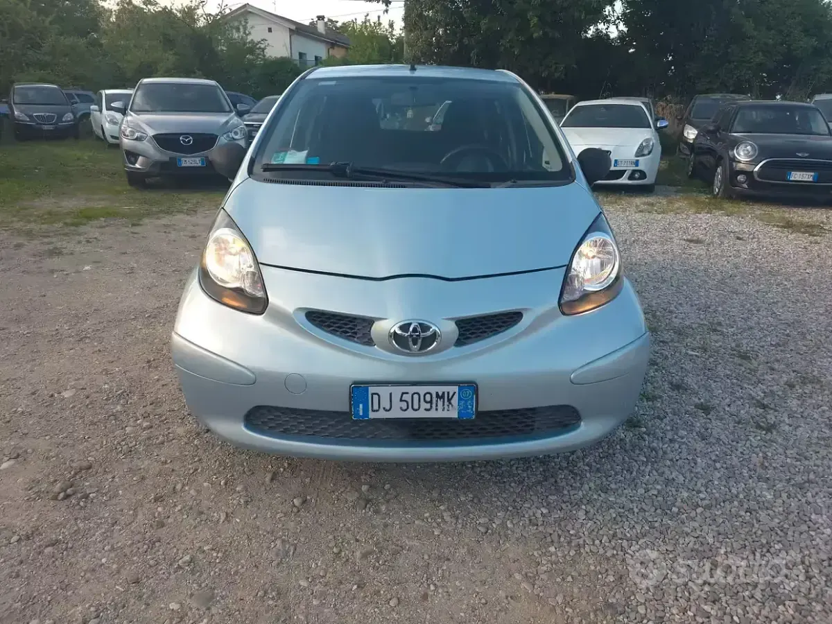 Gebraucht Toyota Aygo Sol 68 PS (50 kW) 2007 Blau Kleinwagen
