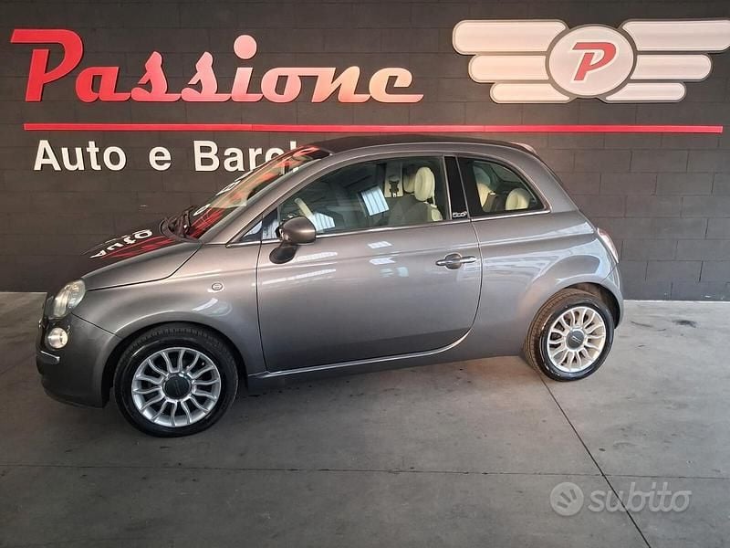 Usata Fiat 500 69 CV (50 kW) 2012 Grigio Cabrio