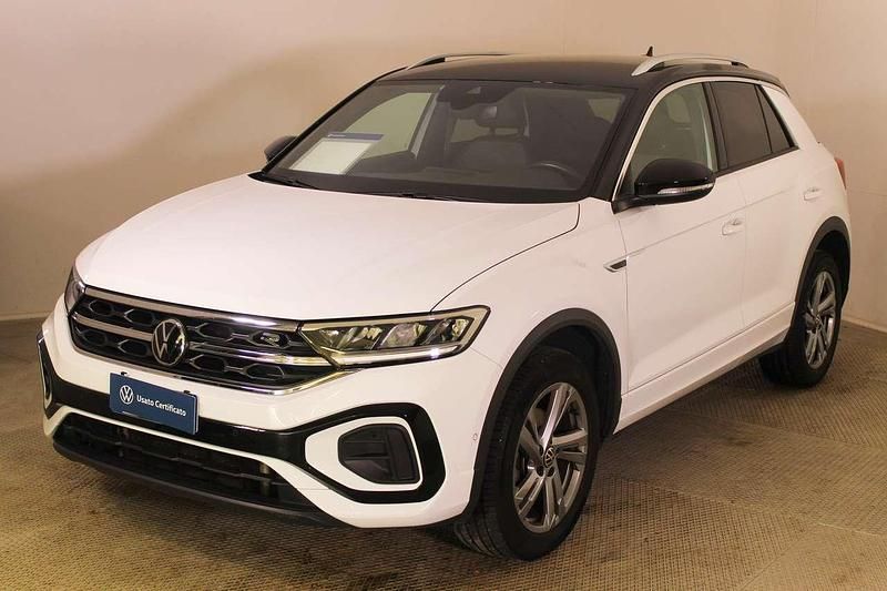 Bianco Usata 2022 VW T-Roc R-line SUV | 27.500 € (Molto cara) - Immagine 1/4