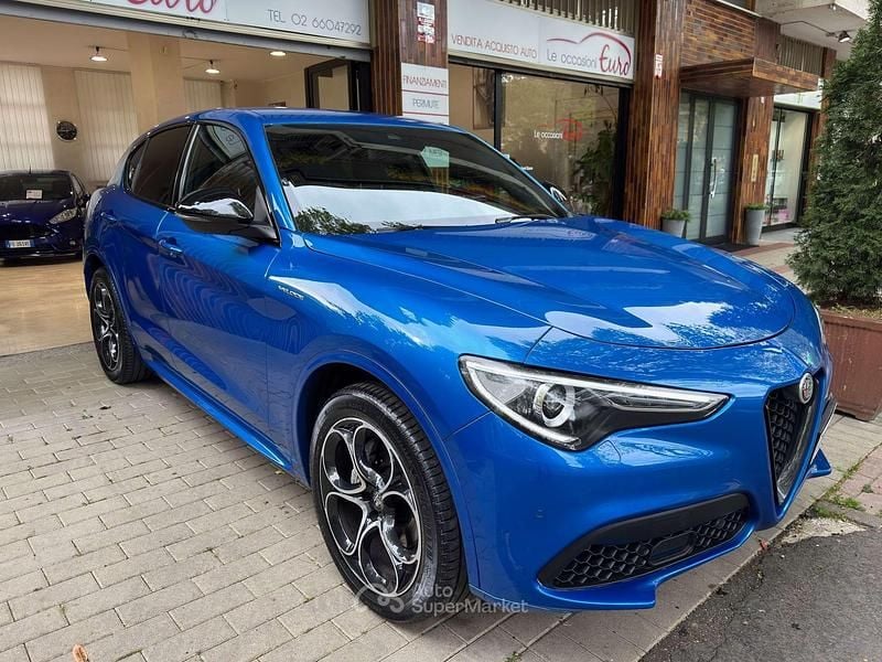 Usata Alfa Romeo Stelvio Veloce 280 CV (205 kW) 2022 Blu misano SUV