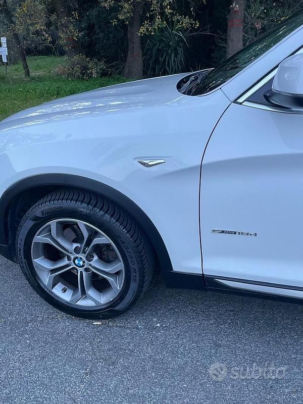 Usata BMW X3 Efficient Dynamics 150 CV (110 kW) 2014 Bianco SUV