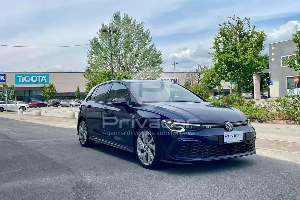 Usata VW Golf VIII GTD 200 CV (147 kW) 2024 Blu Berlina