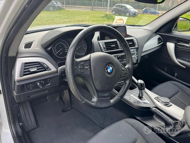Usata BMW 118 Efficient Dynamics 150 CV (110 kW) 2015 Bianco Utilitaria