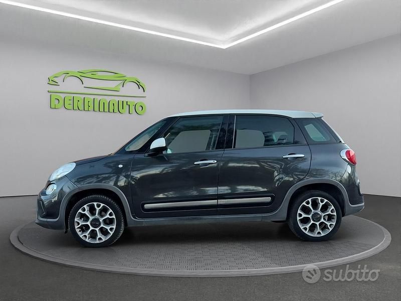 Usata Fiat 500L Trekking 85 CV (62 kW) 2015 Grigio Monovolume