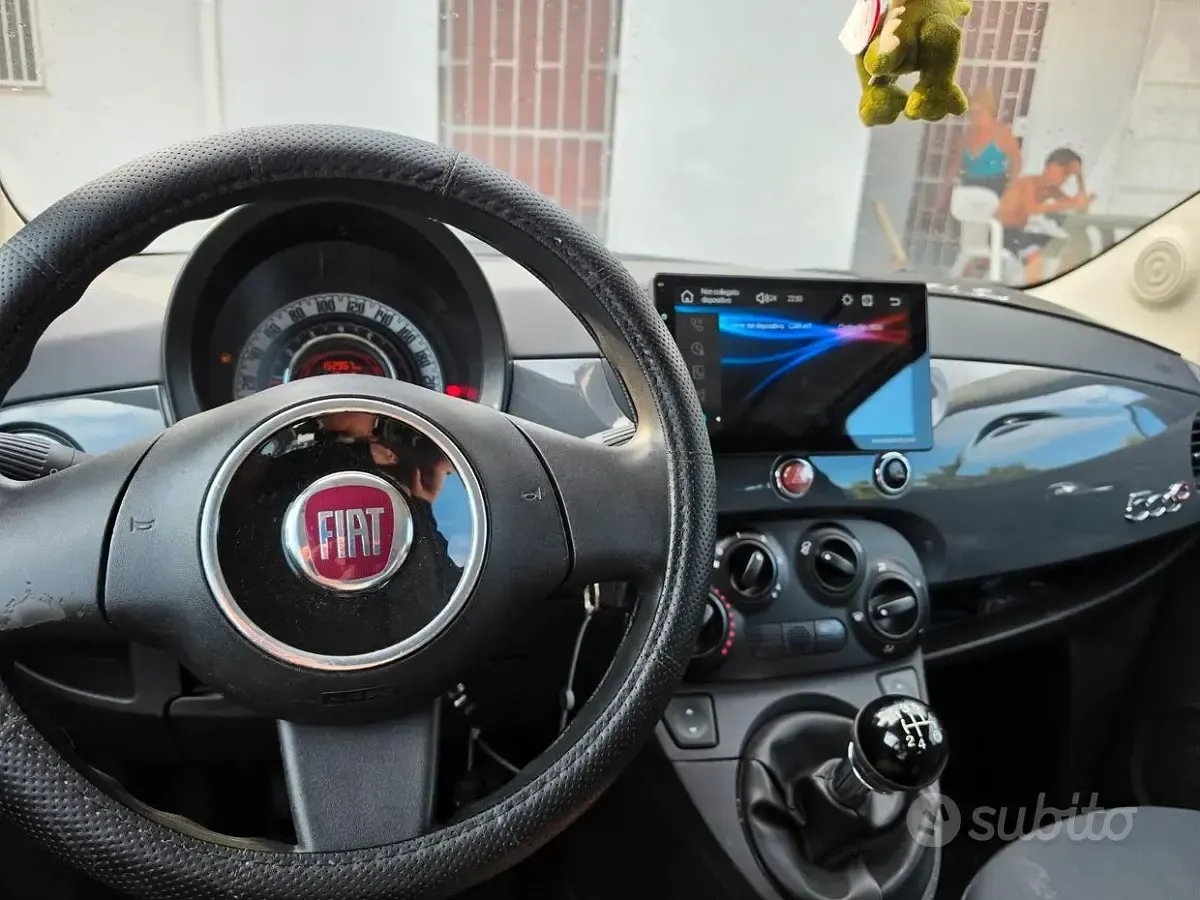 Usata Fiat 500 69 CV (50 kW) 2010 Grigio Cabrio