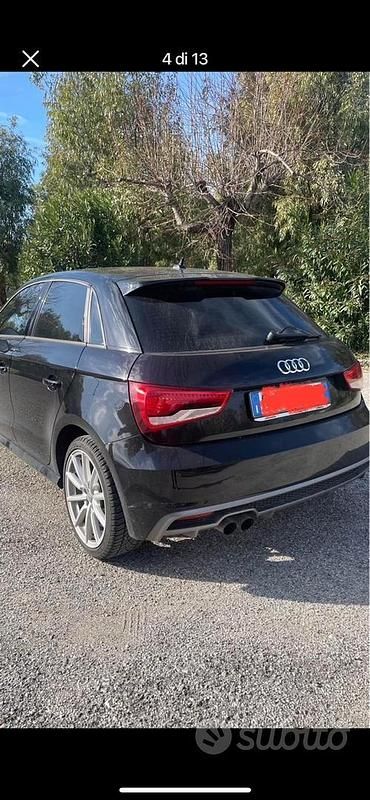 Usata Audi A1 S-Line 125 CV (91 kW) 2016 Nero Utilitaria