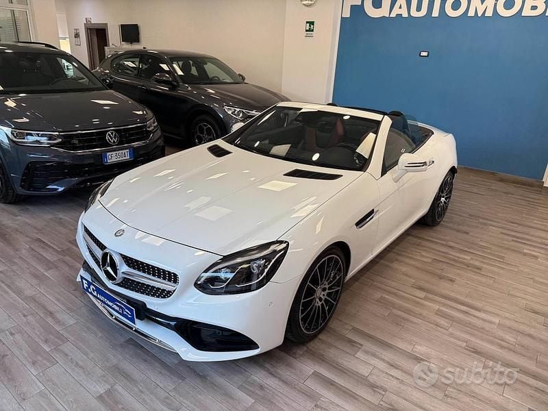 Usata Mercedes SLC200 Premium 204 CV (150 kW) 2016 Bianco Cabrio