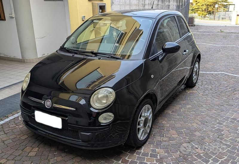 Usata Fiat 500 Lounge 69 CV (50 kW) 2010 Nero Berlina