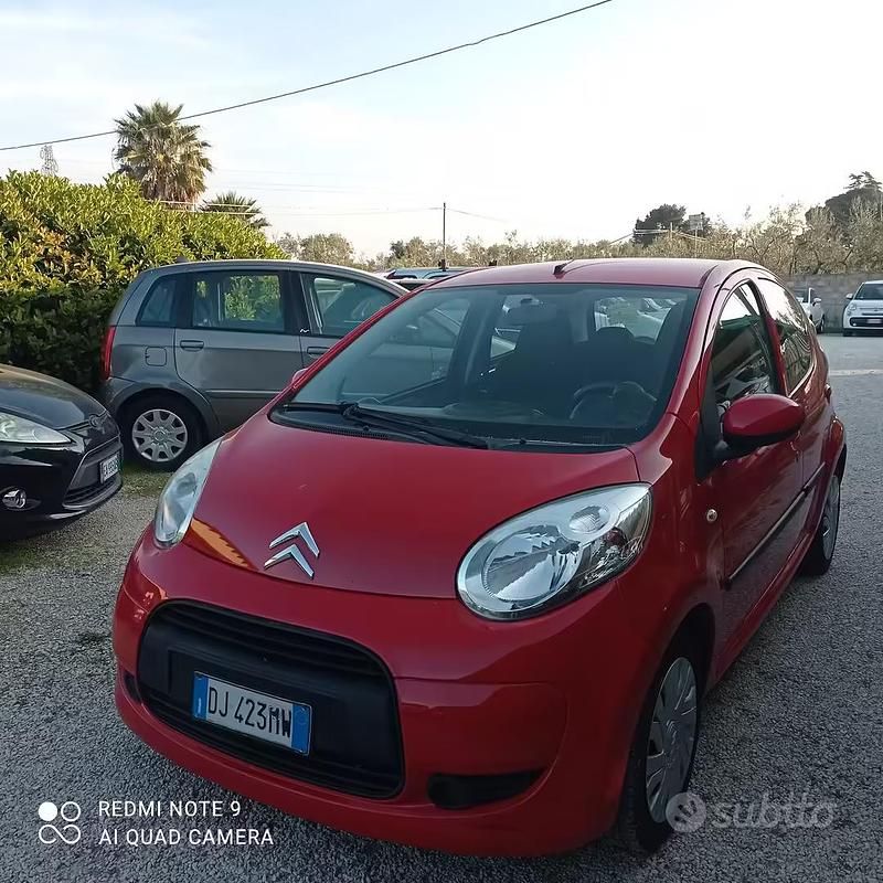 Usata Citroën C1 55 CV (40 kW) 2008 Rosso Utilitaria