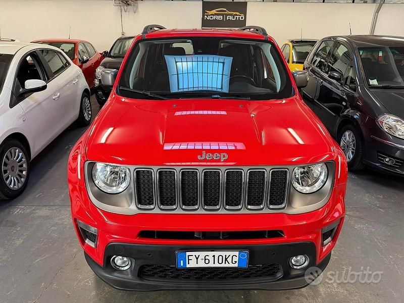 Usata Jeep Renegade Limited 140 CV (102 kW) 2019 Rosso SUV