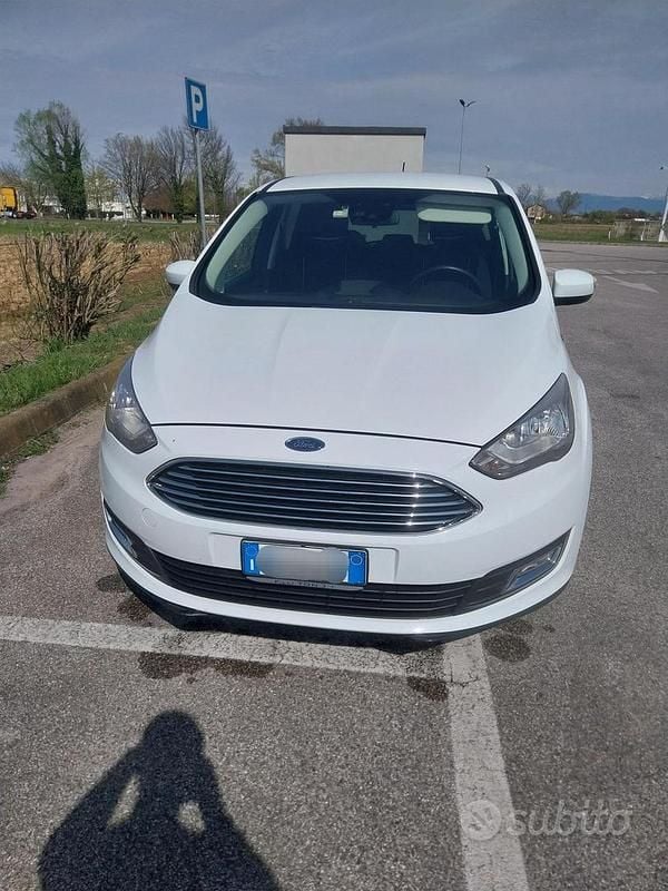 Usata Ford C-MAX Titanium S 120 CV (88 kW) 2018 Bianco Monovolume
