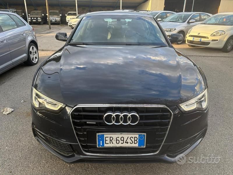 Usata Audi A5 S-Line 245 CV (180 kW) 2013 Blu Coupé