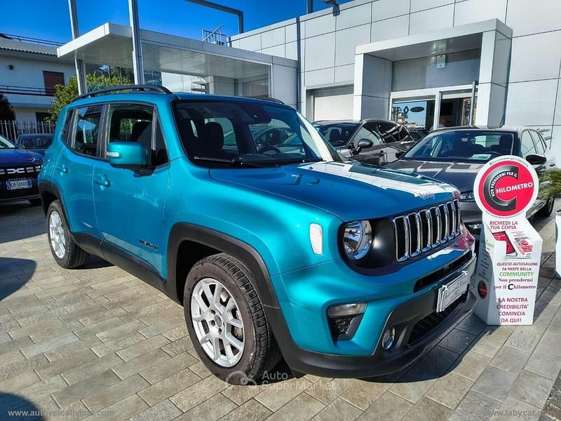 Usata Jeep Renegade Longitude 120 CV (88 kW) 2021 Blu SUV
