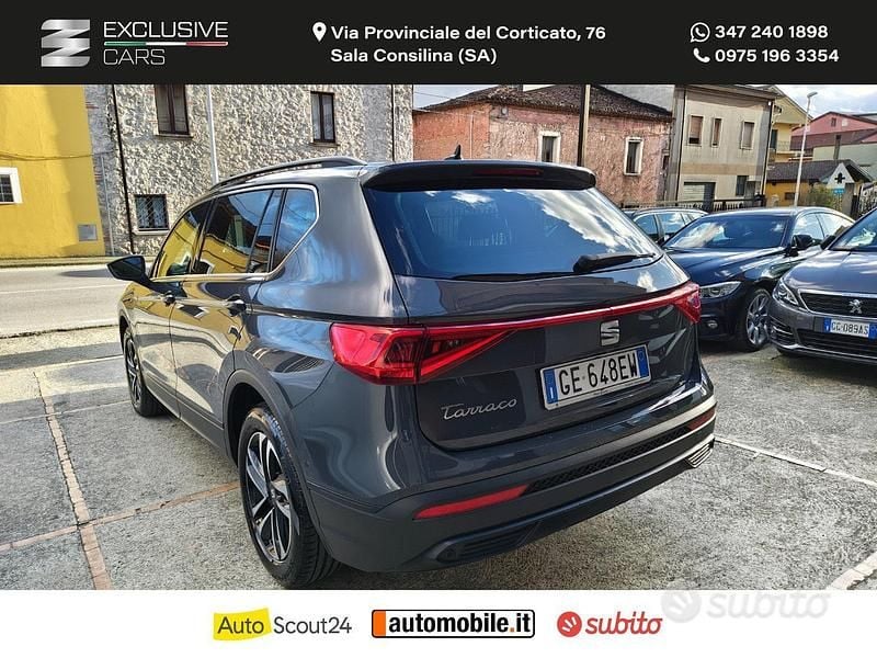 Usata Seat Tarraco Style 150 CV (110 kW) 2021 Blu SUV