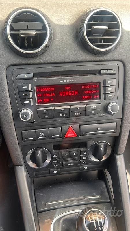 Usata Audi A3 140 CV (102 kW) 2009 Grigio Utilitaria