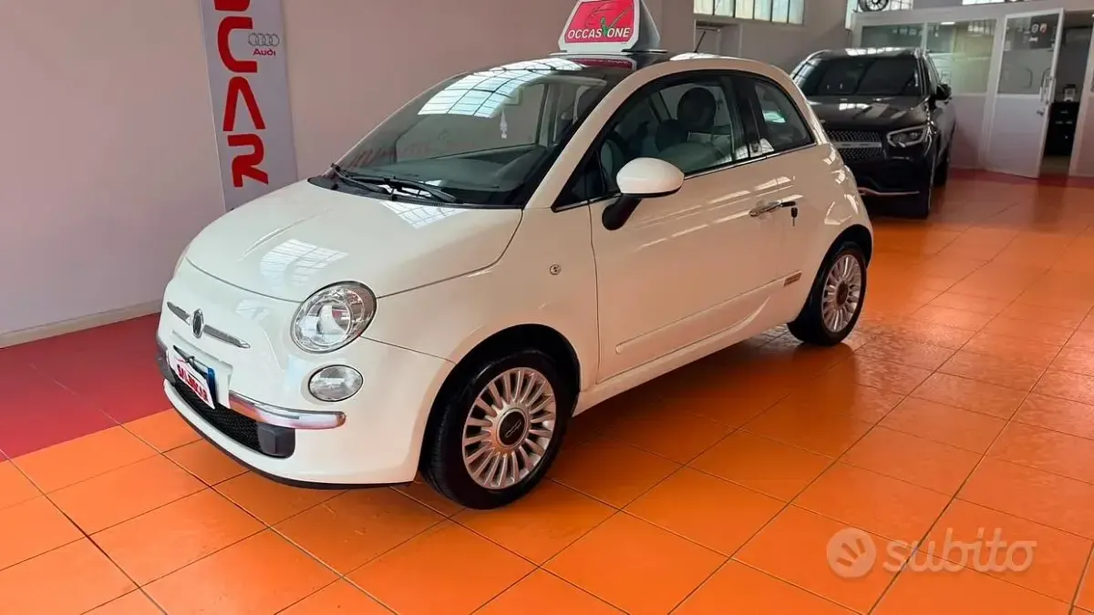 Usata Fiat 500 69 CV (50 kW) 2012 Bianco Berlina