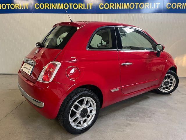 Usata Fiat 500 Lounge 69 CV (50 kW) 2009 Rosso Cabrio