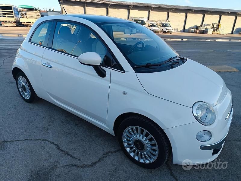 Usata Fiat 500 Lounge 69 CV (50 kW) 2008 Bianco Berlina