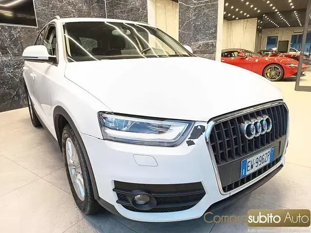 Usata Audi Q3 Advanced 140 CV (102 kW) 2015 Bianco SUV
