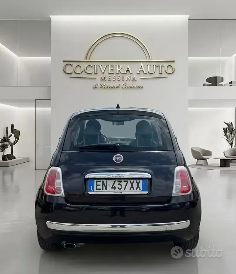 Usata Fiat 500 Lounge 69 CV (50 kW) 2012 Nero Berlina