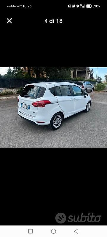 Usata Ford B-MAX 100 CV (73 kW) 2013 Bianco Monovolume