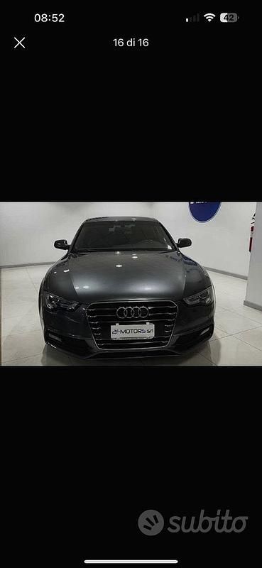 Usata Audi A5 190 CV (139 kW) 2015 Marrone Coupé