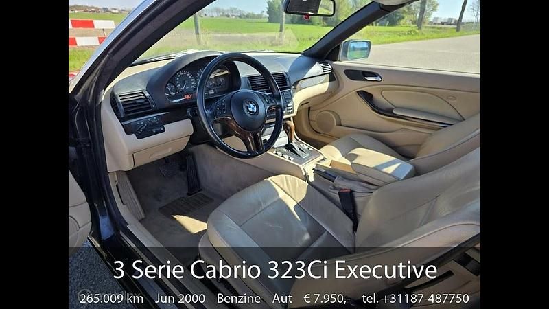 Begagnad BMW 323 170 HK (125 kW) 2000 Svart Cab