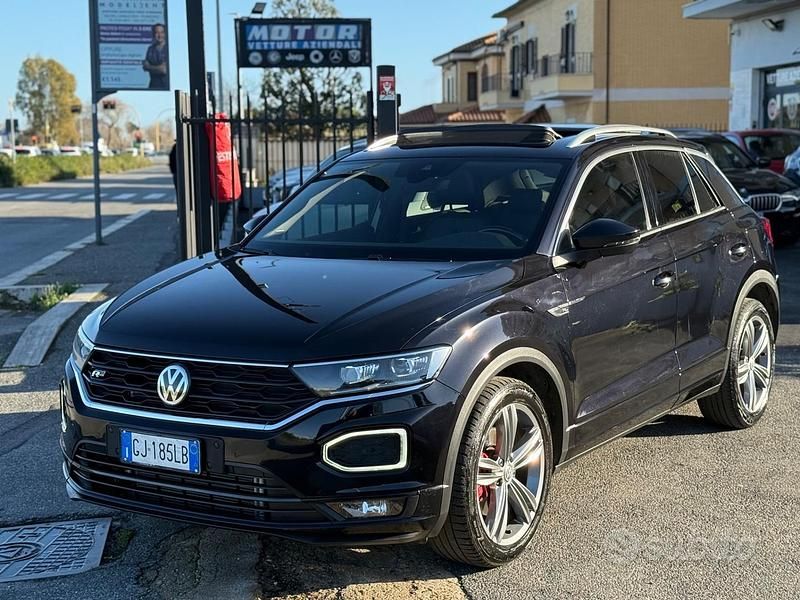 Usata VW T-Roc R-line 150 CV (110 kW) 2019 Nero SUV