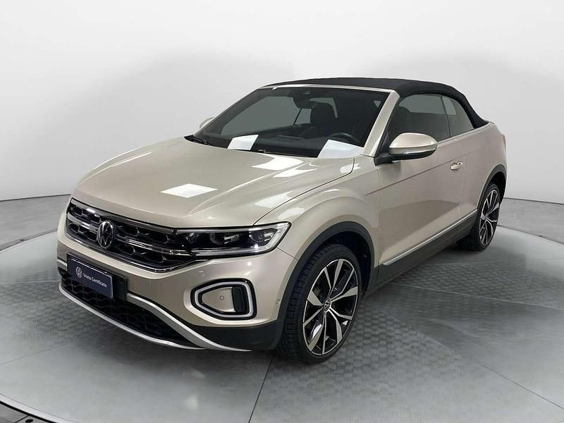 Argento Usata 2024 VW T-Roc Cabriolet Style Cabrio | 34.900 € (Molto cara) - Immagine 1/4