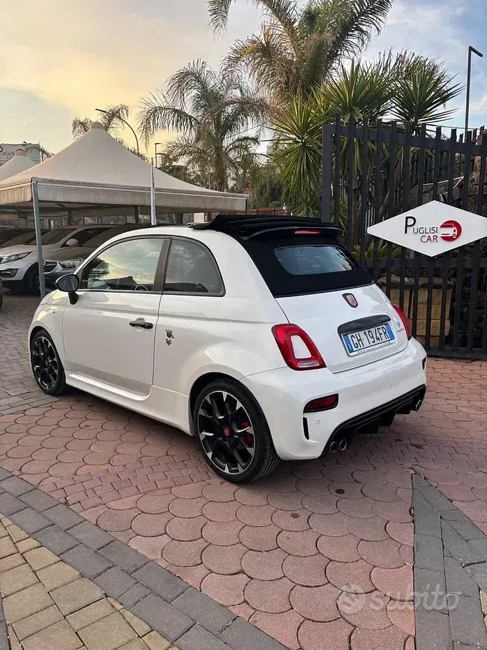 Usata Abarth 595C Competizione 180 CV (132 kW) 2021 Bianco Cabrio