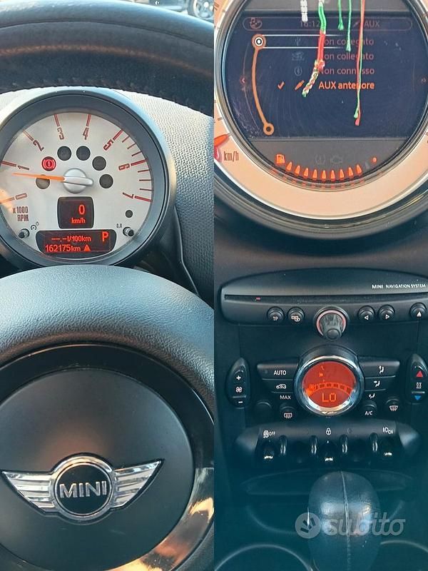 Usata Mini Cooper D 2014 Bianco Utilitaria