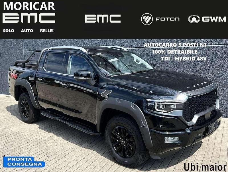 Nuova Foton Tunland V9 159 CV (116 kW) 2025 Nero Pick-up