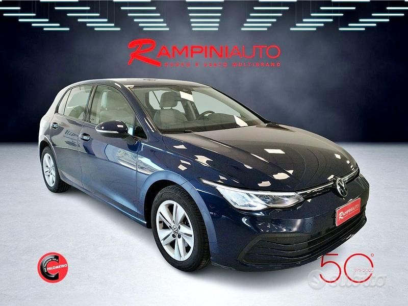 Usata VW Golf VII 115 CV (84 kW) 2021 Blu Utilitaria