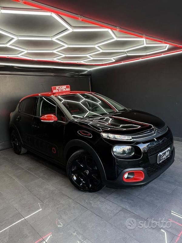 Usata Citroën C3 Shine 100 CV (73 kW) 2018 Nero Utilitaria