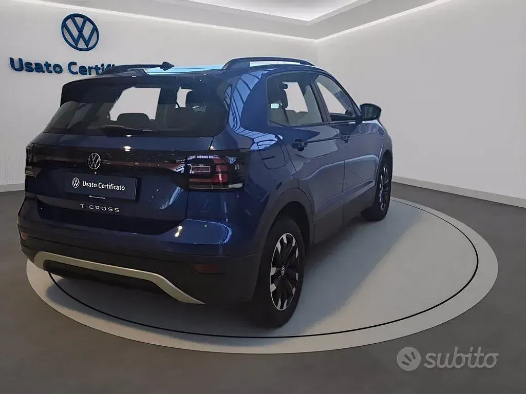 Usata VW T-Cross Style 95 CV (69 kW) 2022 Blue reef metalizzato SUV