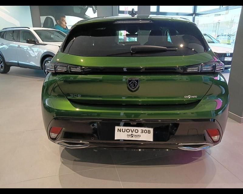 Nuova Peugeot 308 Allure 136 CV (100 kW) 2025 Verde Berlina