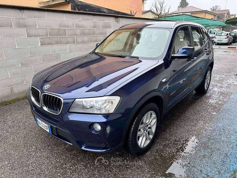 Usata BMW X3 184 CV (135 kW) 2012 Blu/azzurro SUV